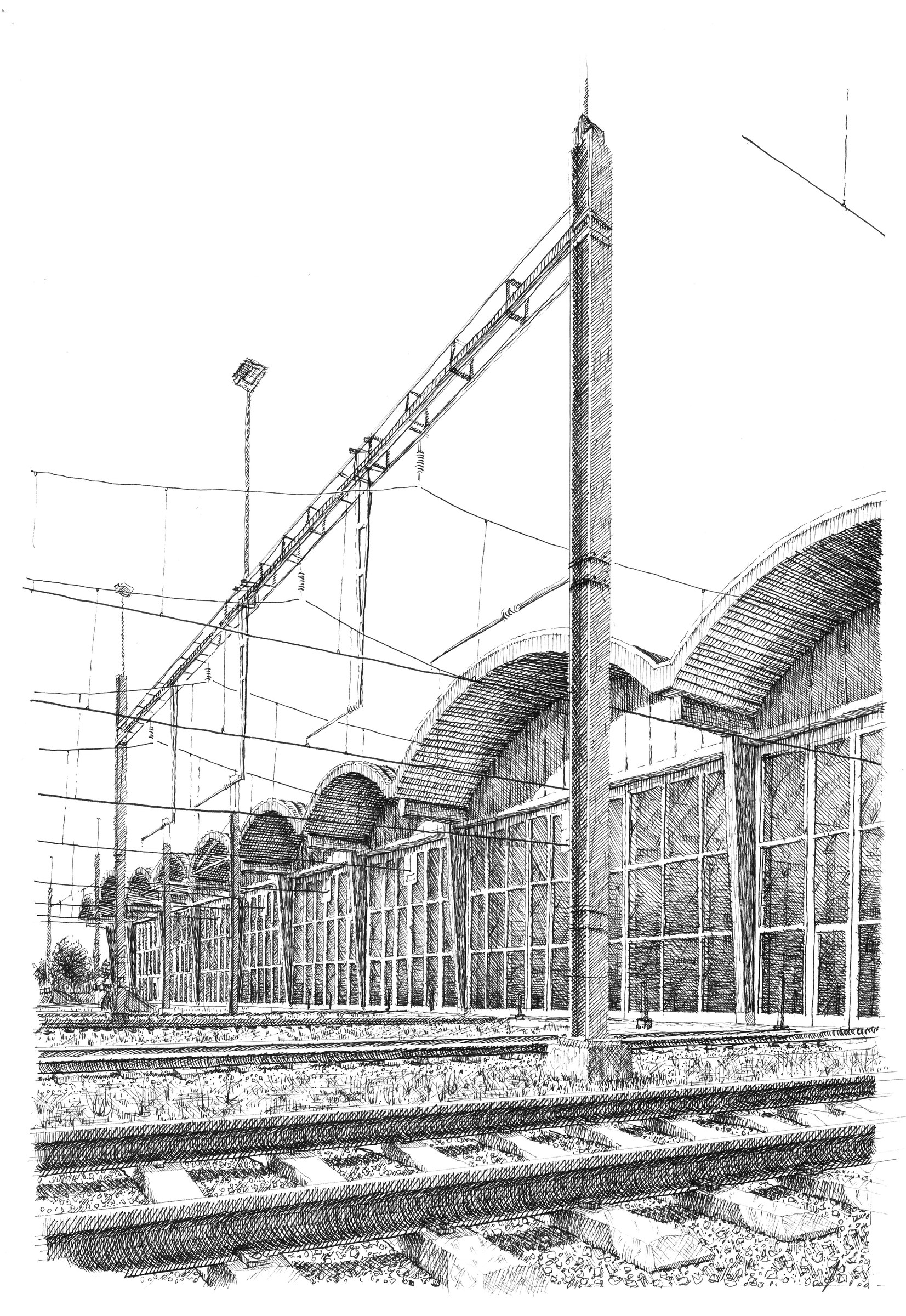 BLS train workshop, Oberburg · Architecture by ©pool Architektur