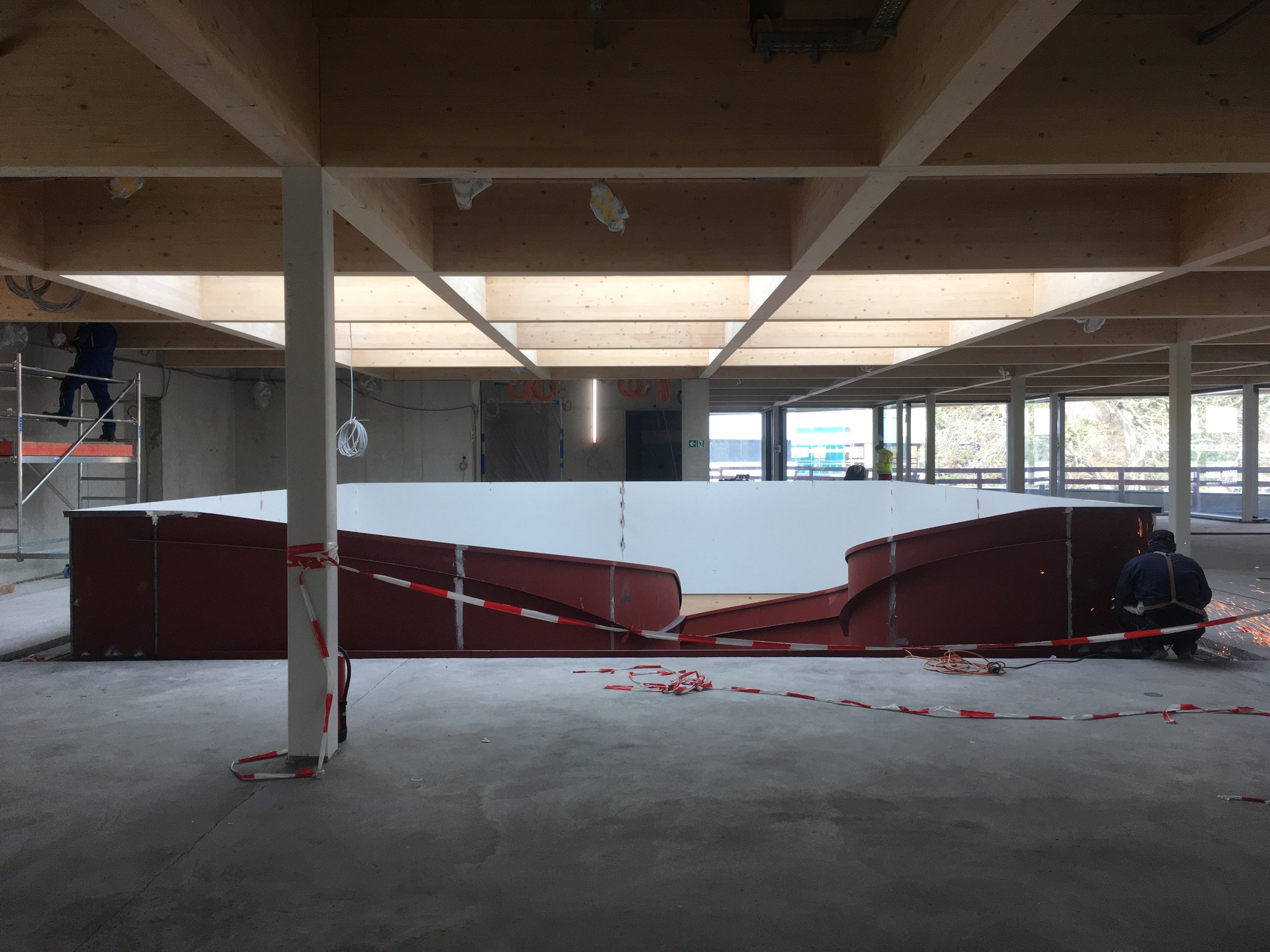 Upper floor (R+1) construction site